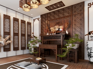 Thiết kế phòng thờ theo phong thủy