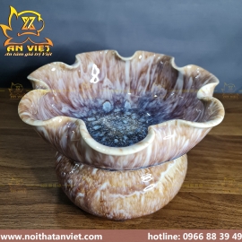 Bát Sen Thả Hoa Tắm Phật - Bát Minh Đường Tụ Thuỷ - BTH2302