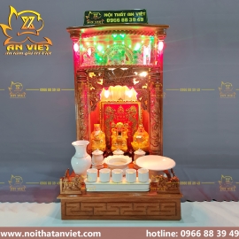 Bàn thờ Thần Tài BTTT2305-Gỗ Xoan Đào Nhỏ Gọn
