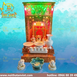 Trọn Bộ Bàn Thờ Thần Tài Thổ Địa Cho người Mệnh Thủy