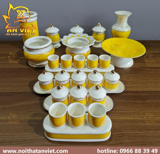 [Mệnh Thổ] Trọn Bộ Bàn Thờ Thần Tài Thổ Địa hợp cho người Mệnh Thổ