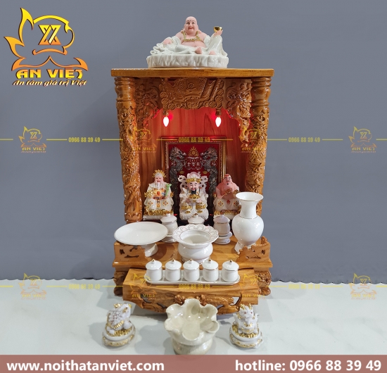 [Mệnh Kim] - Trọn Bộ Bàn Thờ Thần Tài Thổ Địa hợp cho người Mệnh Kim