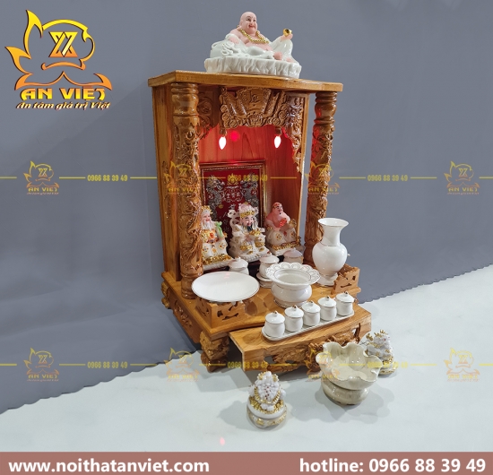 [Mệnh Kim] - Trọn Bộ Bàn Thờ Thần Tài Thổ Địa hợp cho người Mệnh Kim