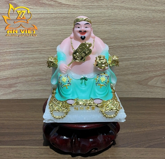Bộ Tượng Thần Tài - Thổ Địa Phú Quý [Hợp Mệnh THỦY] - Cao 15cm - TD2503
