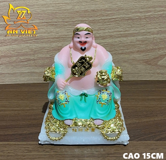 Bộ Tượng Thần Tài - Thổ Địa Phú Quý [Hợp Mệnh THỦY] - Cao 15cm - TD2503