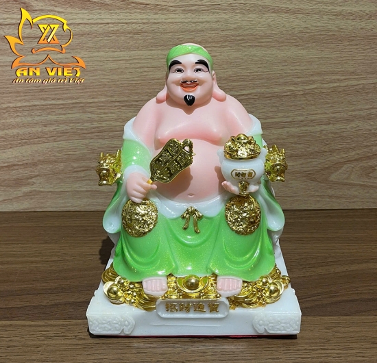 Bộ Tượng Thần Tài - Thổ Địa Phú Quý [Hợp Mệnh MỘC] - Cao 20cm - TD2514