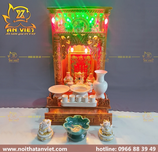 Trọn Bộ Bàn Thờ Thần Tài Thổ Địa Cho người Mệnh Thủy
