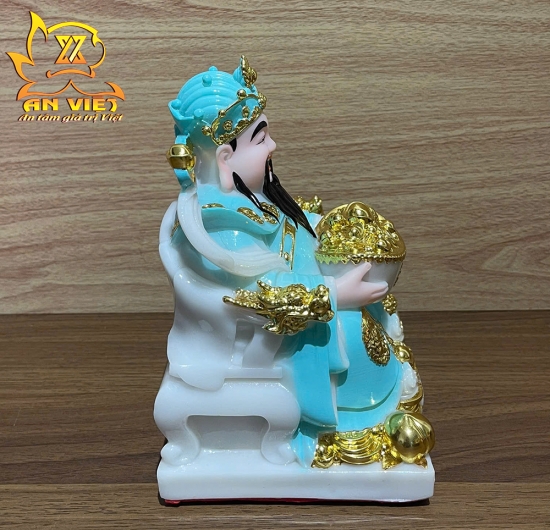 Tượng Thần Tài Phát - Tượng Thần Tiền Phú Quý [Hợp Mệnh Thủy] - Cao 20cm